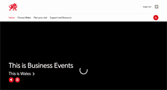Desktop Screenshot of meetings.visitwales.com