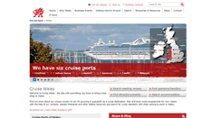 Desktop Screenshot of cruisewales.visitwales.com